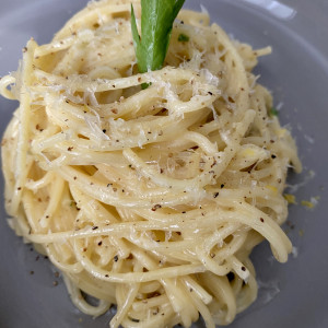 Creamy lemon spaghetti