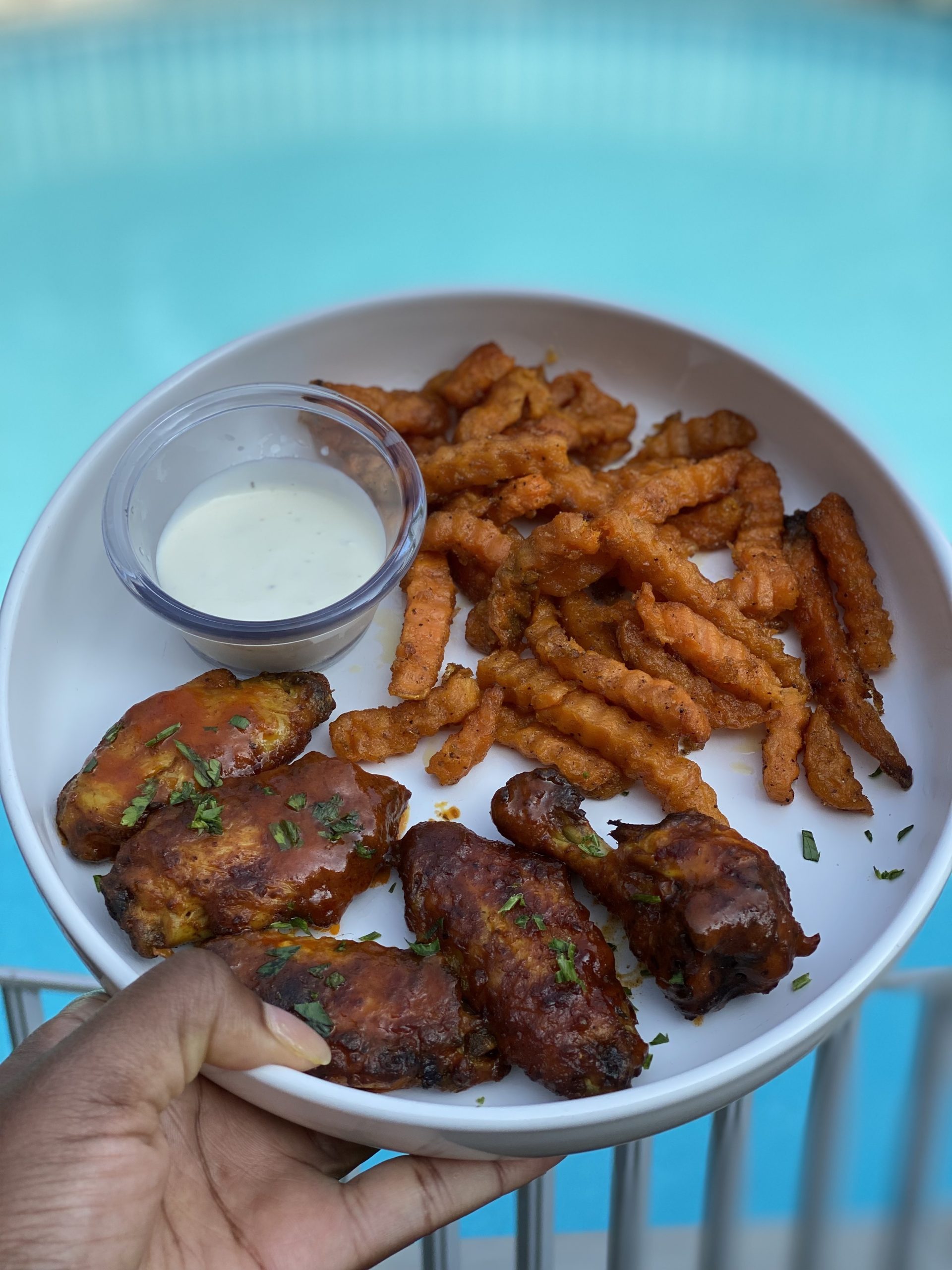 Air fryer chicken wings Asili Glam