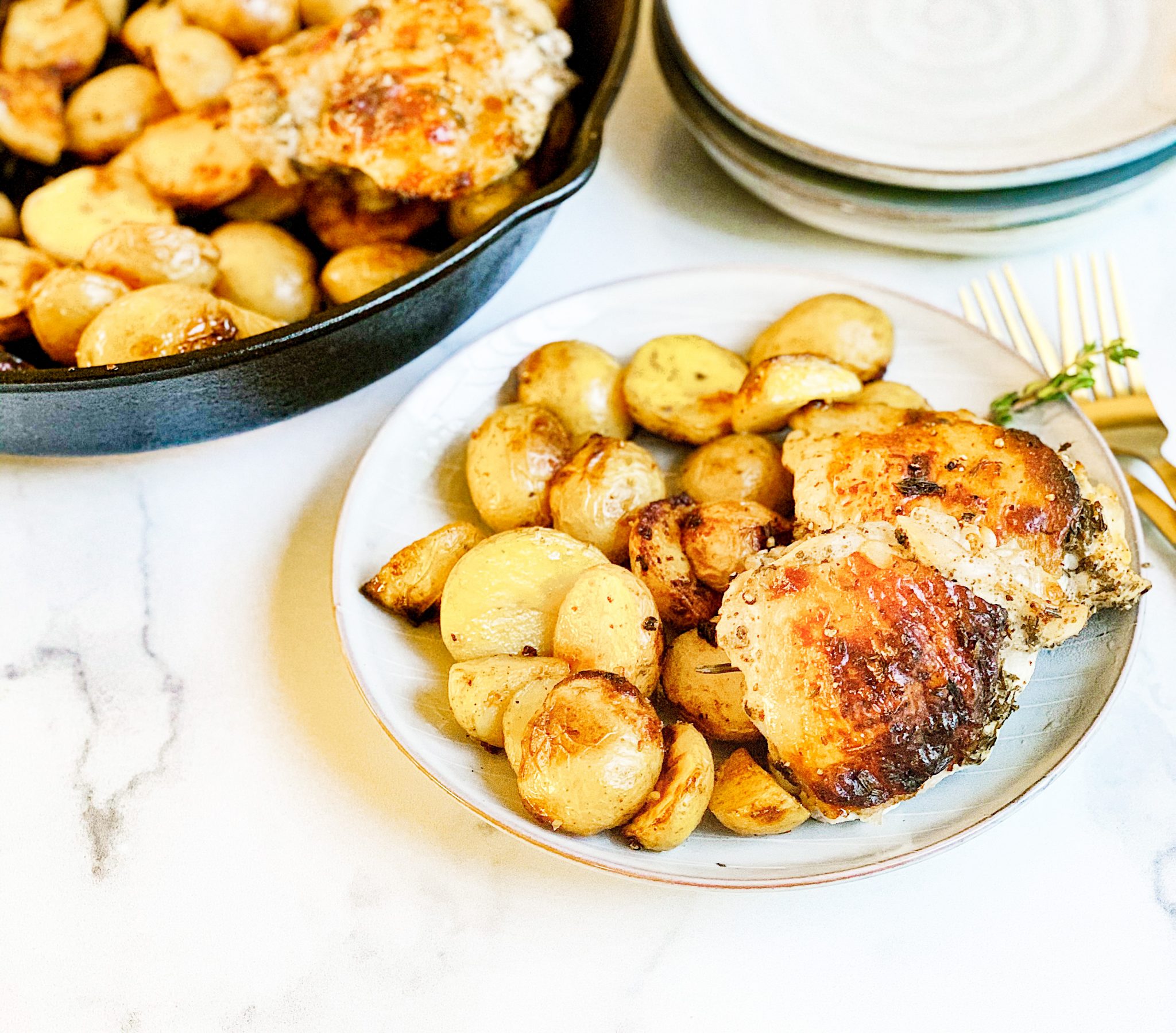 HerbButtermilk Roasted Chicken & Potatoes Asili Glam