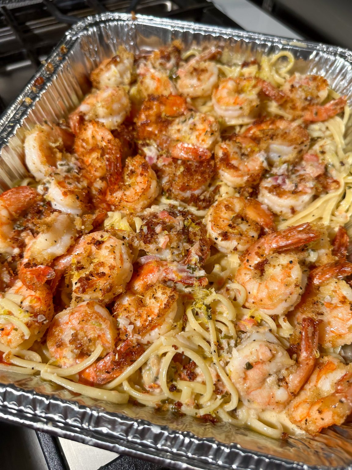 Copycat Cheesecake Factory Shrimp Scampi Linguine Asili Glam