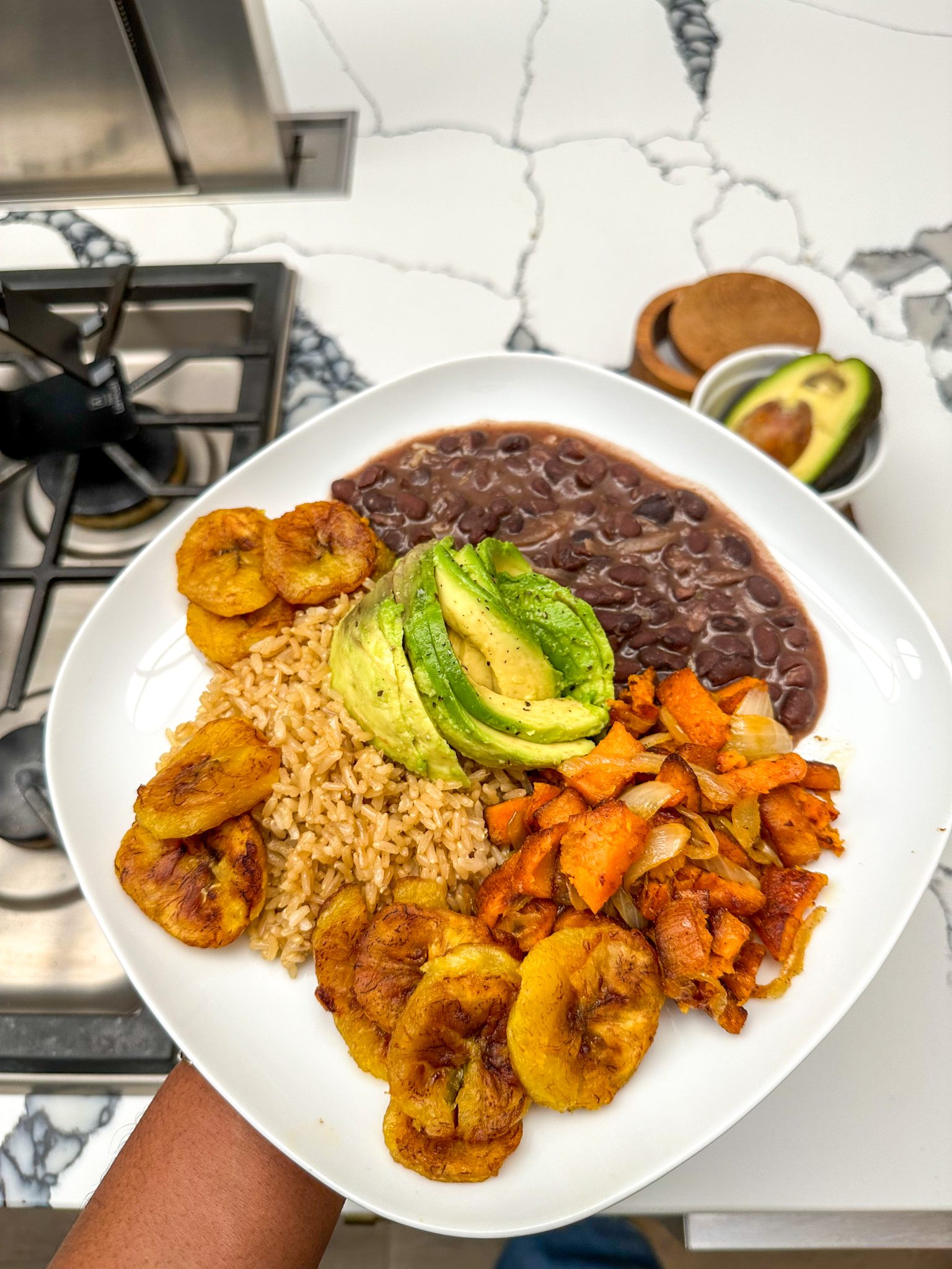 Plantain and Black Bean Rice Bowl Asili Glam