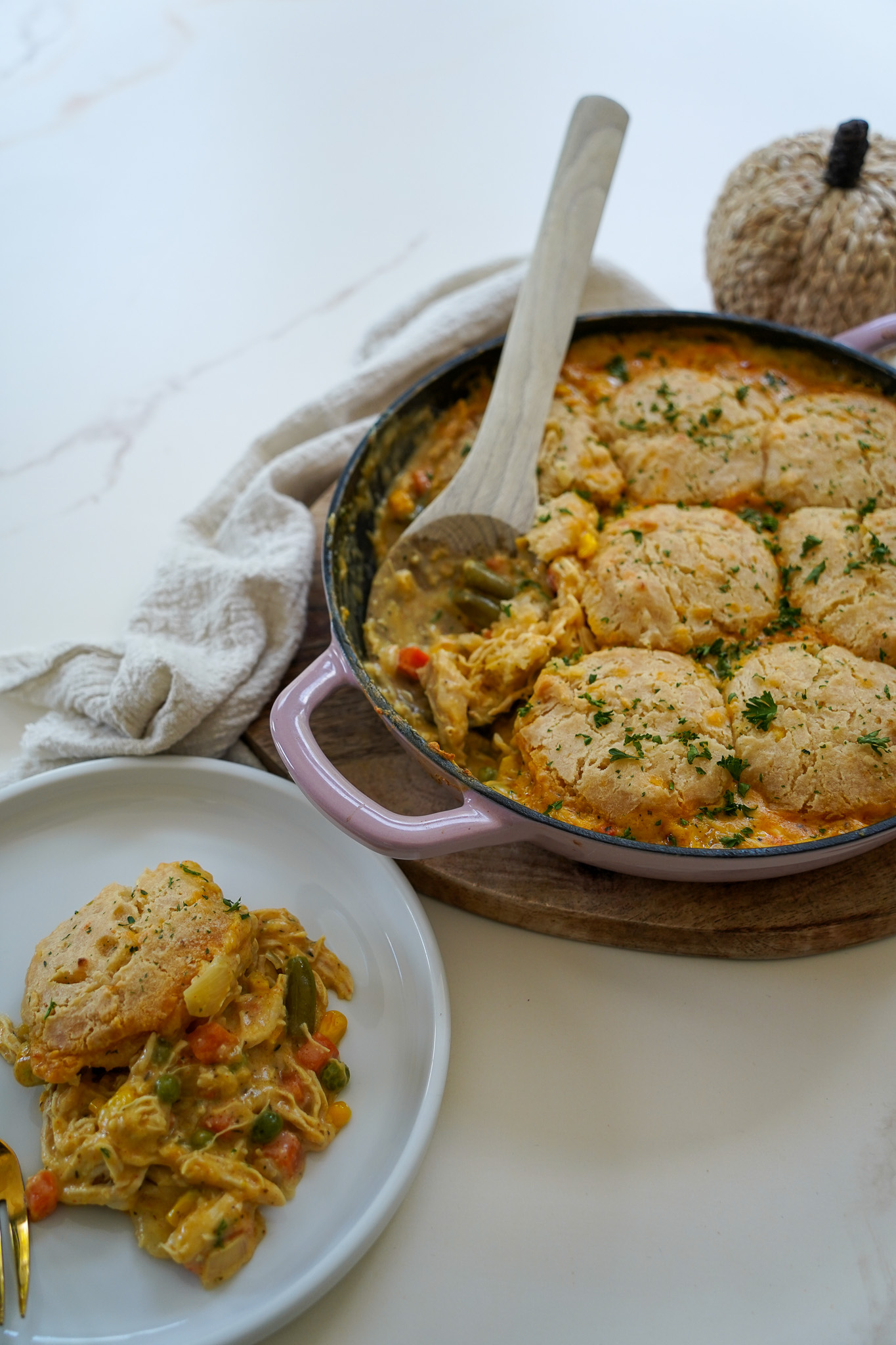 Cheddar Bay Biscuit Pot Pie